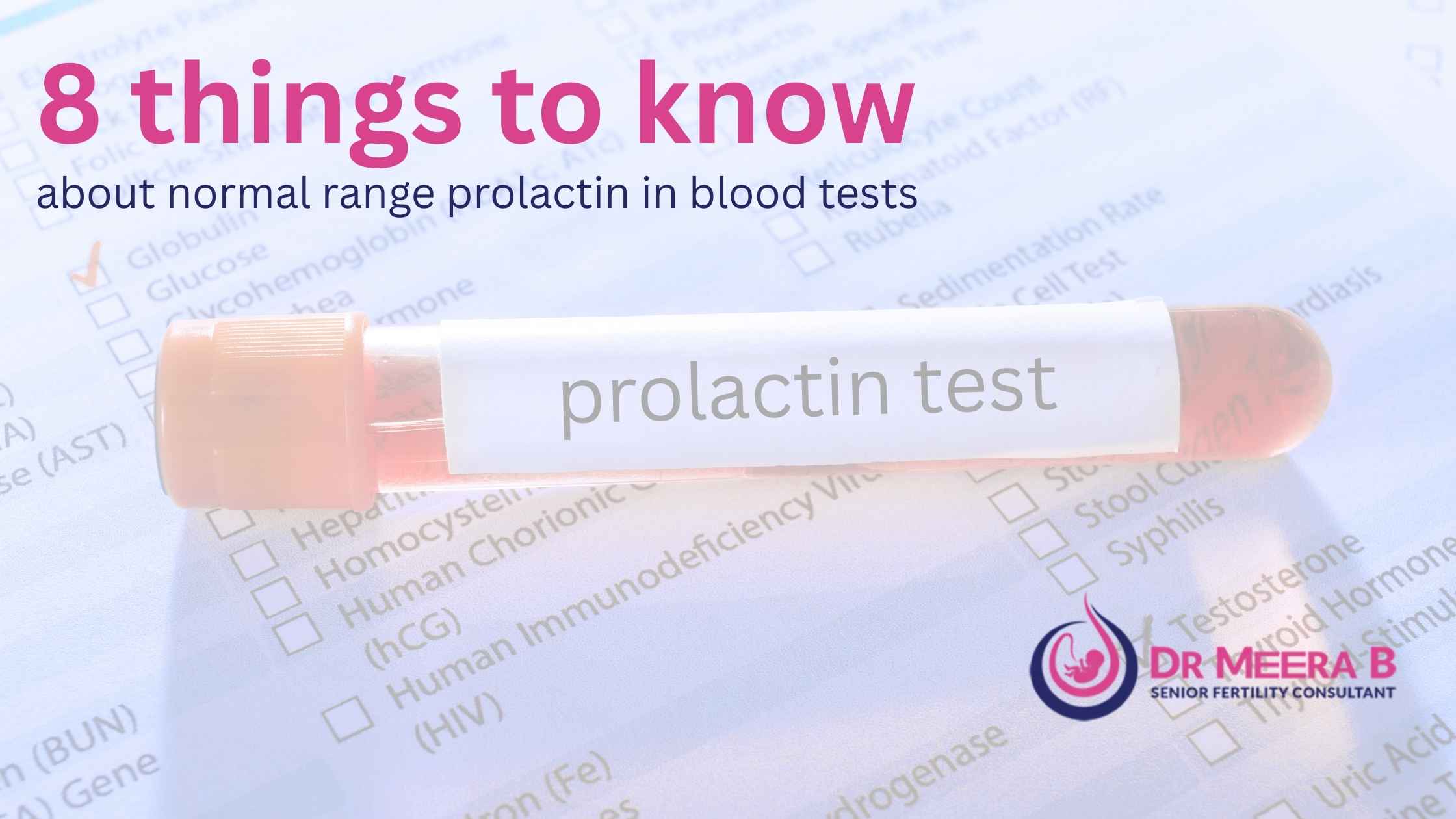 Prolactin in blood