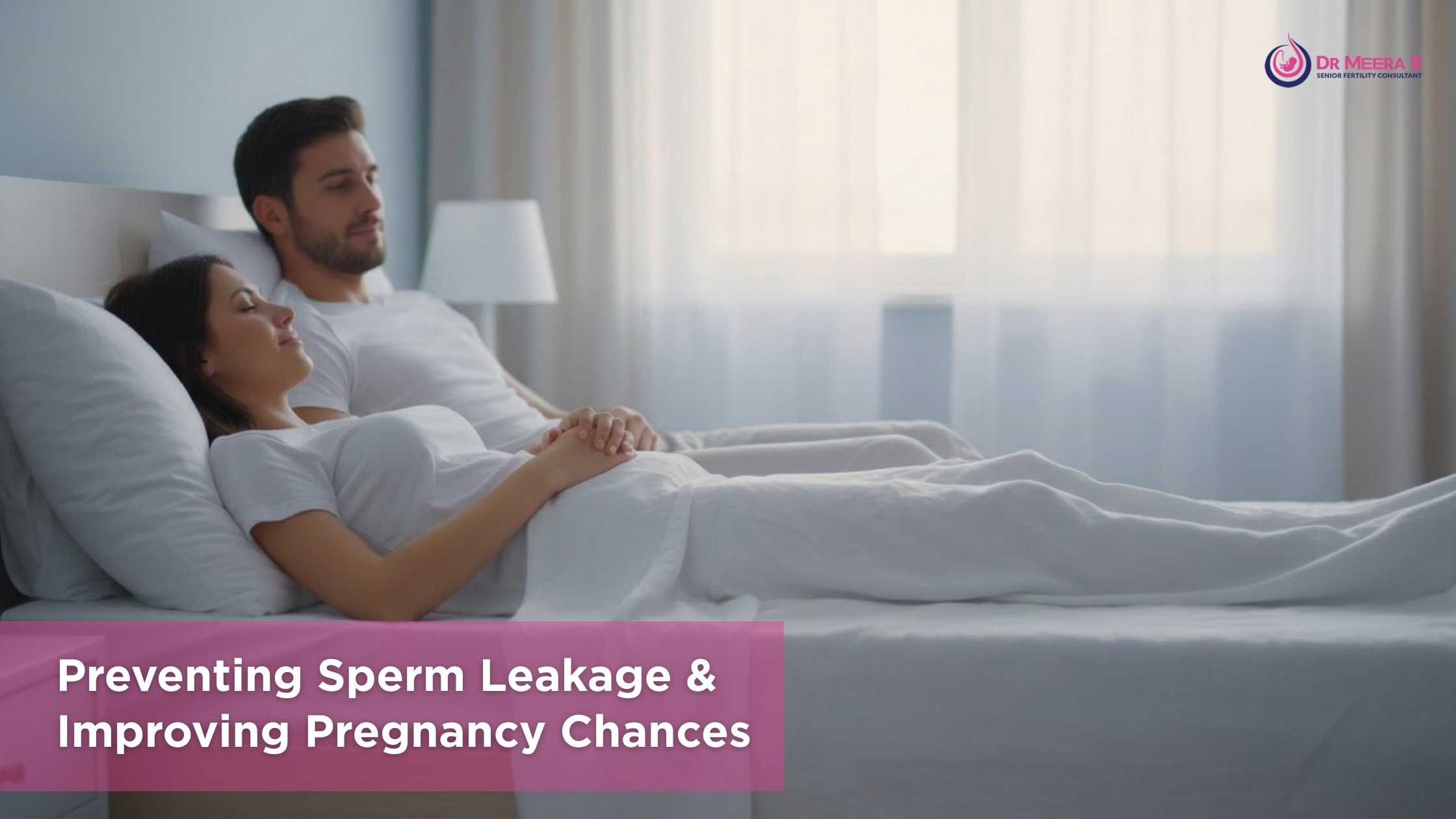 Preventing sperm leakage